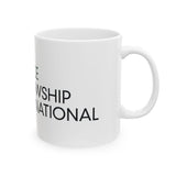 11 oz Ceramic Mug with Color Logo