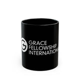 11 oz Black Ceramic Mug