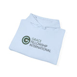 Unisex Heavy Blend™ Hooded Sweatshirt with Embroidered Color Logo