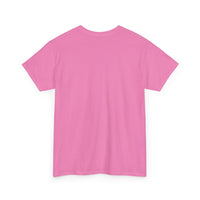 Unisex Heavy Cotton Tee with White Logo