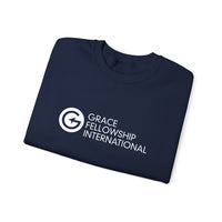 Heavy Blend™ Crewneck Sweatshirt with White Logo