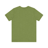 Unisex Jersey Short Sleeve Tee with Black Logo