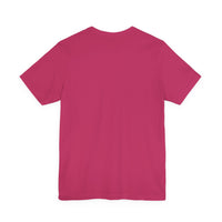 Unisex Jersey Short Sleeve Tee with White Logo
