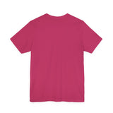 Unisex Jersey Short Sleeve Tee with White Logo