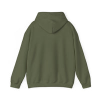 Unisex Heavy Blend™ Hooded Sweatshirt with Embroidered White Logo