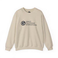 Heavy Blend™ Crewneck Sweatshirt with Black Logo
