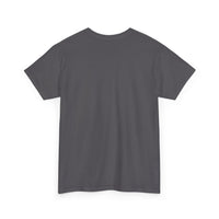 Unisex Heavy Cotton Tee with White Logo