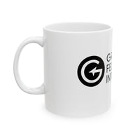 11 oz Ceramic Mug with Black Logo