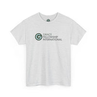 Unisex Heavy Cotton Tee with Color Logo