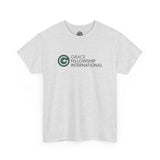 Unisex Heavy Cotton Tee with Color Logo