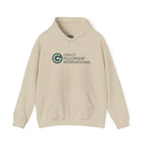 Unisex Heavy Blend™ Hooded Sweatshirt with Embroidered Color Logo