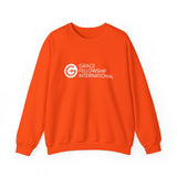 Heavy Blend™ Crewneck Sweatshirt with White Logo