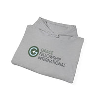 Unisex Heavy Blend™ Hooded Sweatshirt with Embroidered Color Logo