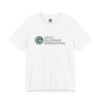 Unisex Jersey Short Sleeve Tee with Color Logo