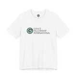 Unisex Jersey Short Sleeve Tee with Color Logo