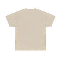 Unisex Heavy Cotton Tee with Color Logo
