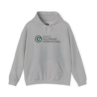 Unisex Heavy Blend™ Hooded Sweatshirt with Embroidered Color Logo