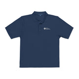 Unisex Embroidered Polo Shirt with white logo