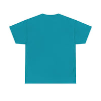 Unisex Heavy Cotton Tee with Black Logo