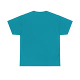 Unisex Heavy Cotton Tee with Black Logo