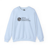 Heavy Blend™ Crewneck Sweatshirt with Black Logo