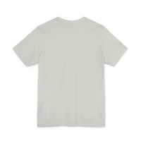 Unisex Jersey Short Sleeve Tee with Black Logo