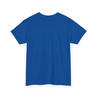 Unisex Heavy Cotton Tee with White Logo