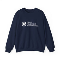 Heavy Blend™ Crewneck Sweatshirt with White Logo