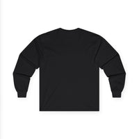 Unisex Ultra Cotton Long Sleeve Tee with White Logo
