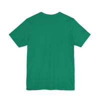 Unisex Jersey Short Sleeve Tee with White Logo