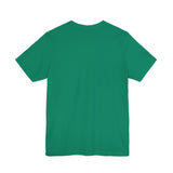 Unisex Jersey Short Sleeve Tee with White Logo