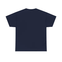 Unisex Heavy Cotton Tee with White Logo