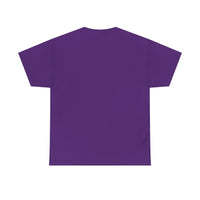 Unisex Heavy Cotton Tee with White Logo