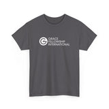 Unisex Heavy Cotton Tee with White Logo