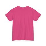 Unisex Heavy Cotton Tee with Black Logo