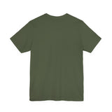 Unisex Jersey Short Sleeve Tee with White Logo