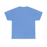 Unisex Heavy Cotton Tee with White Logo