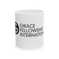 11 oz Ceramic Mug with Black Logo