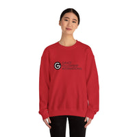 Heavy Blend™ Crewneck Sweatshirt with Black Logo
