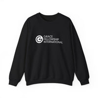 Heavy Blend™ Crewneck Sweatshirt with White Logo