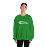 Heavy Blend™ Crewneck Sweatshirt with White Logo