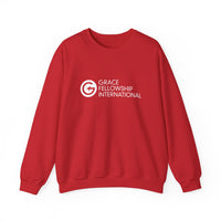 Heavy Blend™ Crewneck Sweatshirt with White Logo
