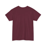 Unisex Heavy Cotton Tee with White Logo