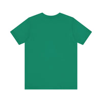 Unisex Jersey Short Sleeve Tee with White Logo
