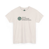 Unisex Heavy Cotton Tee with Color Logo