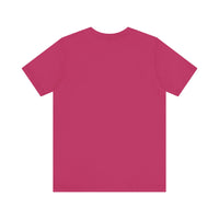 Unisex Jersey Short Sleeve Tee with White Logo