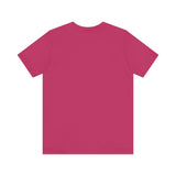 Unisex Jersey Short Sleeve Tee with White Logo