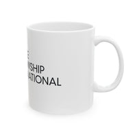 11 oz Ceramic Mug with Black Logo