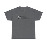 Unisex Heavy Cotton Tee with Black Logo