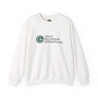Heavy Blend™ Crewneck Sweatshirt with Color Logo